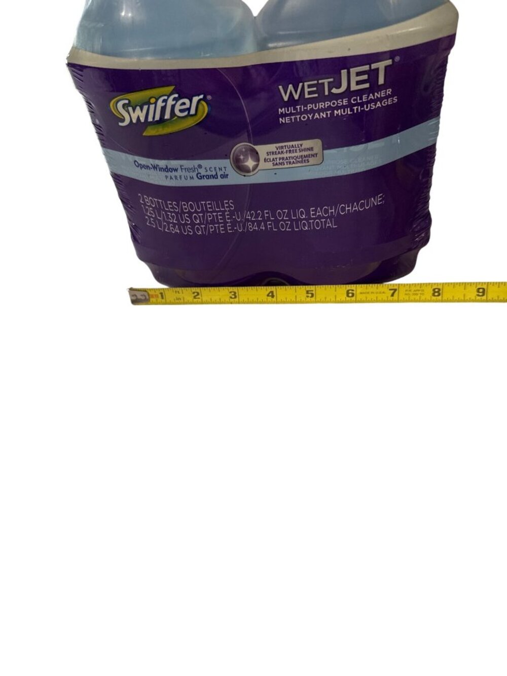Swiffer WetJet Multi-Purpose Cleaner Refill Open-Window Fresh Scent 2 Pk SEALED - Picture 5 of 7